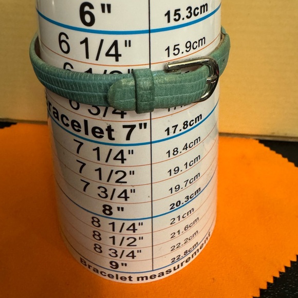 Relic Silver Watch with Green Leather Strap - Picture 8 of 10